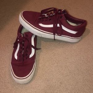Burgundy Women’s Vans